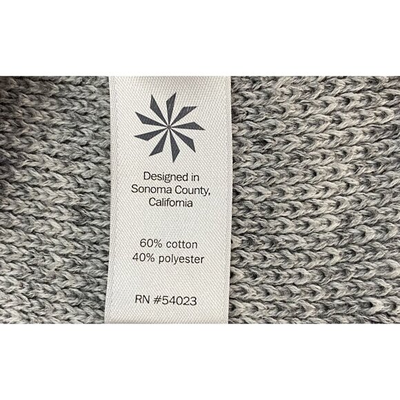 ATHLETA Women Hooded Sweater Pullover Long Sleeve V Neck Sz XS Gray 54-7 - Picture 11 of 12